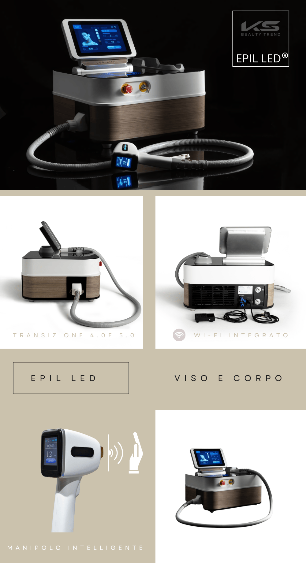 EPIL LED SISTEMA NIR EPILAZIONE 